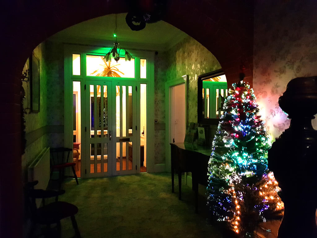 Christmas at the Grange, the hall towards the door