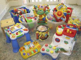 Plenty of toys for the little ones